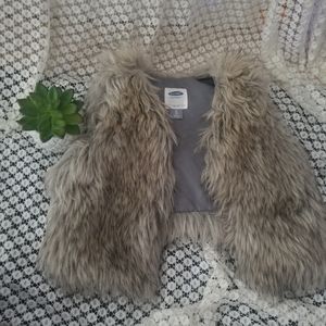 Pho fur gray vest